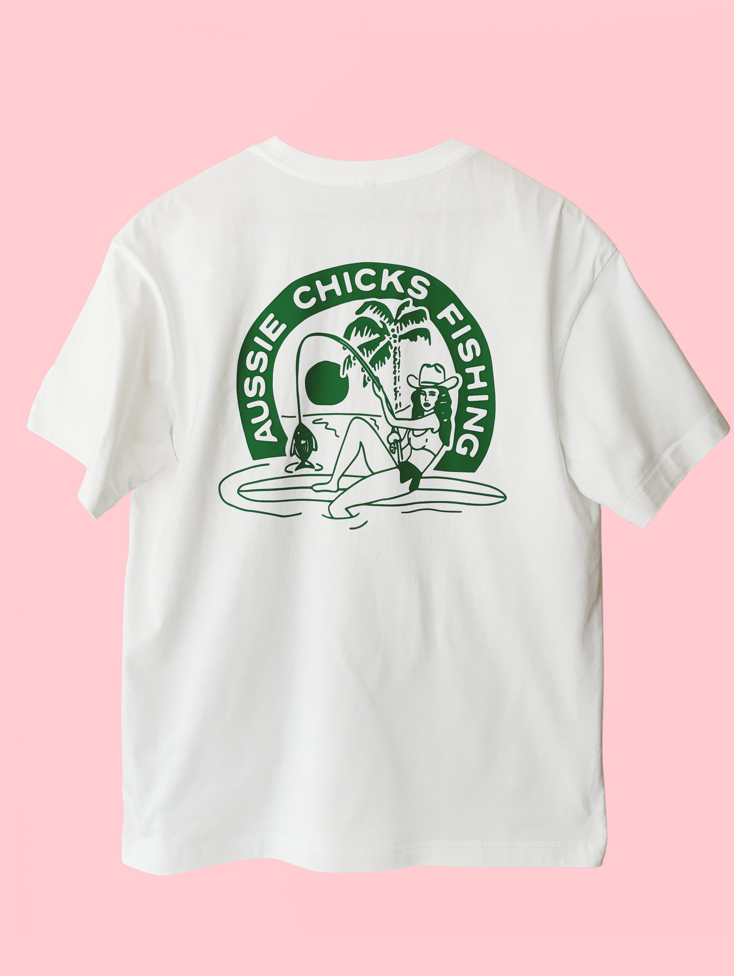 Aussie Chicks Fishing Tee
